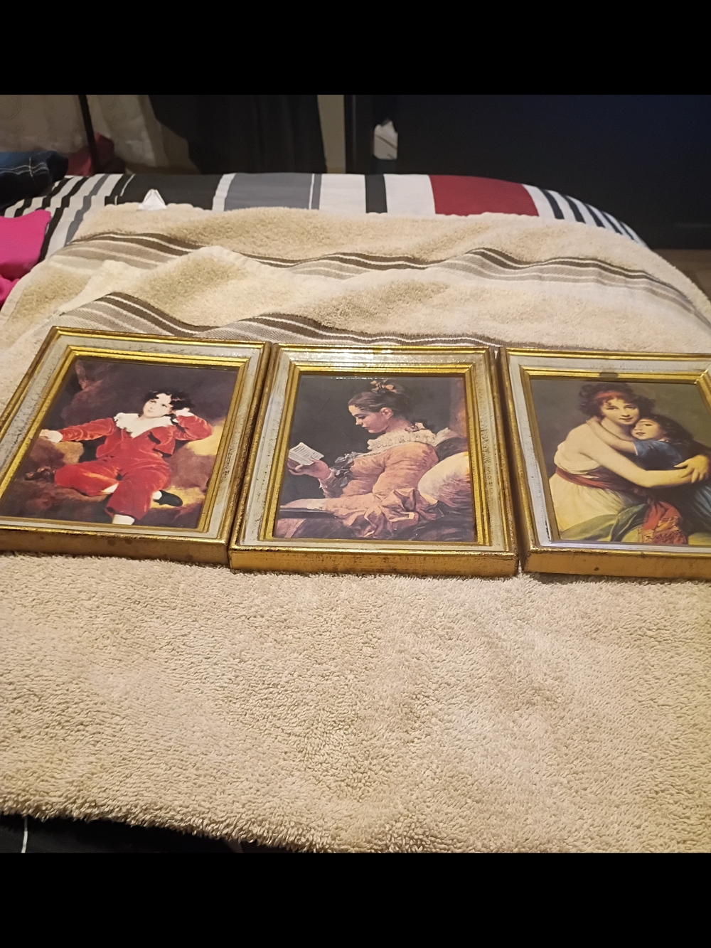 Vintage Framed Trio In GUC.